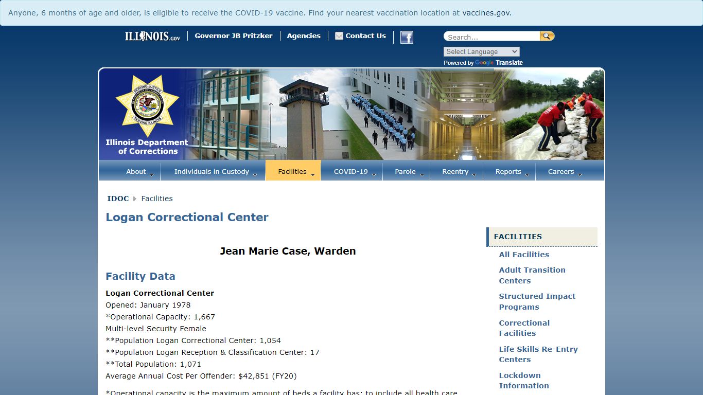Logan Correctional Center - Illinois